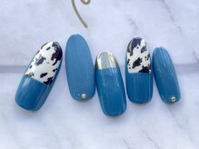 ターラ(Tara)/ブルー×アニマル柄