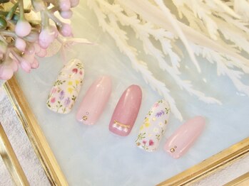 プレンティー 北千住西口店(plenty)/小花ネイル