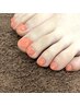 【フットネイル×ワンカラー】