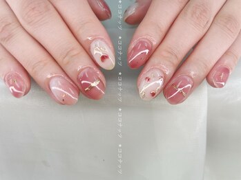 ココナッツネイル/春ネイル