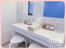 ミラ 池袋西口店(mila.)の雰囲気（【パウダールーム完備】お出かけ前のメイク直しもOK◎[池袋駅]）