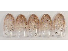 ティーエヌ 啓文社コア 福山西店/ストーンとラメグラデーション