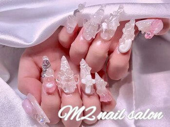 エムズ ネイルサロン(M2)/クリアゴデゴデネイル