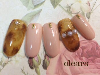 ビューティーネイルサロン クリアーズ(Clears)/べっ甲ネイル