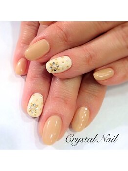 クリスタルネイル ボンベルタ橘店(CRYSTAL NAIL)/シンプルネイル