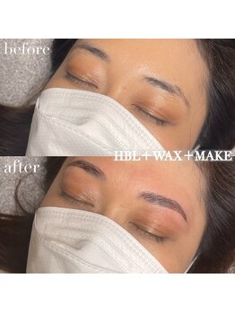 サン ヘアーアンドメイク(Sa N.HAIR&MAKE)/HBL+WAX+MAKE