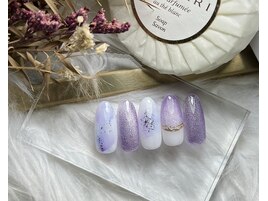 紫陽花ニュアンスネイル¥11450