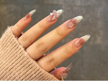 クリーム(cream)の写真/画像持ち込みOK◎パーツをふんだんに使った韓国ネイル/ガーリーネイルはお任せ◇こだわりさんも大満足☆