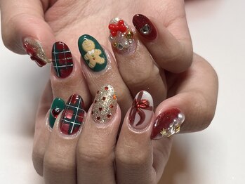 サロン アクセシブル(salon ACCESSIBLE)/クリスマスネイル