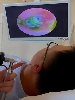 健工房 鴨宮店/見ながら耳かきしましょう