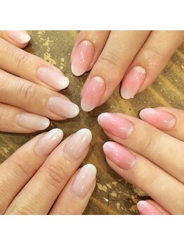 アイラッシュアンドネイル専門店 クラル(CURAR)/ベイビーブーマネイル￥6980