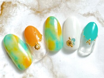 アミネイルズ(AmiNails)/エスニックネイル♪