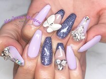 アン ジョーヌドラゴ/【ロングネイル】パープルネイル