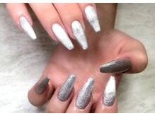 ローズクォーツ(Rose Quartz)/マグネットネイル¥6,500