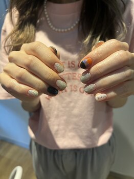 オマモリ ネイル 心斎橋店(omamori nail)/フラッシュネイル