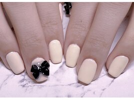 リボン×パール×クリームカラー