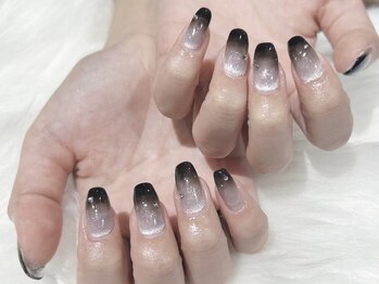 ケリーネイル(Keli Nail)/【マグネット逆フレンチ】
