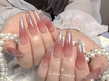 モアネイル 新宿/チークネイル/持ち込み/新宿