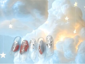 ネイルサロン&スクール ジーナ(GINA)の写真/《定額》シンプルナチュラルカラー◆シンプルだけどお洒落なデザインを!ウォーターケア付もおすすめ◎