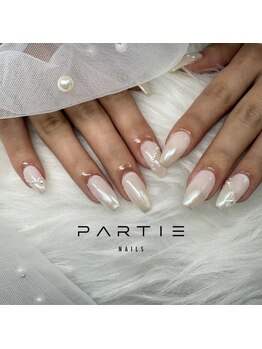 パルティー 大阪北浜店(PARTIE)/ミラーグラデーションネイル