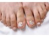 【フットネイル】お任せシンプルニュアンス¥7000円～