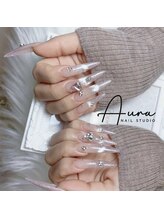 オーラネイル(Aura Nail)/キラキラ美爪ロング