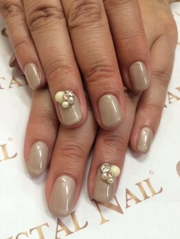クリスタルネイル ボンベルタ橘店(CRYSTAL NAIL)/シンプルネイル