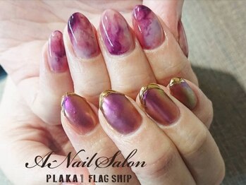 20/9/29　秋色ニュアンスNail