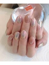 ローズ56(Rose56)/オーロラアクセサリーネイル