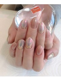 オーロラアクセサリーネイル