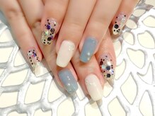 ラルネイル 大宮(Lull. nail)/＃スクエア#ラメ＃ワンカラー