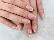 ディーネイル 四条烏丸(D-nail)/【春井】フレンチハート