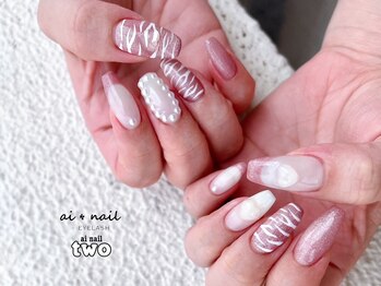 アイネイルトゥー 小倉(ai nail two)/ゼブラネイル