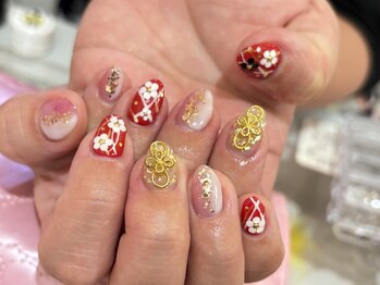 アリエル(Ariel)/お正月ネイル