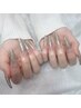 ★スカルプ長さ出し10本★ワンカラーラメグラ ￥10800→¥9800