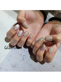 グラムスラム 福島店(GLAMSLAM)/ニュアンスネイル♪
