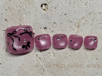 アトラ 本八幡店(attra)/フットネイル華やか11000円