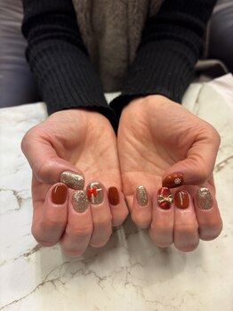 クリスマスネイル