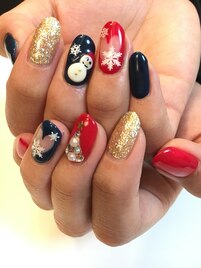 クリスマスネイル