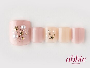ネイルサロン アビー 宮益坂店(abbie)/星モチーフフット ¥11440