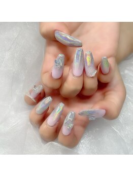 バベル 新町店(Babel)/ユニコーンネイル8000yen＋追加