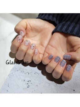 グラムスラム 福島店(GLAMSLAM)/アシメネイル♪