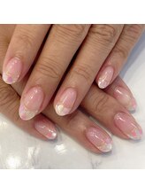 ハーティーネイル hearty nail 溝の口店/シェル/ホロ/フレンチ/夏