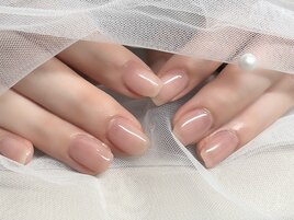 ちゅるんとワンカラーネイル