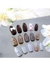【ハンド】 オフなし 華やかアート♪選べるデザインコース ¥8160~
