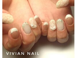 レースフラワーnail