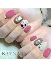 レイビューティー 一宮店(RAY+ Beauty)/バレンタインネイル