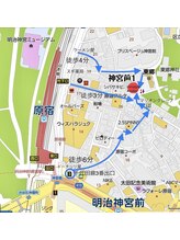 エムエムスタイルカラー(MM style color)/サロンまでの地図　