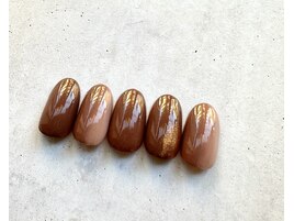 オンブレネイル/ブラウンネイル