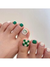 ヘブン ネイル 鶯谷(HEAVEN Nail)/グリーンチェックフット
